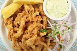 Receta de chicharrón de pota - Comidas Peruanas