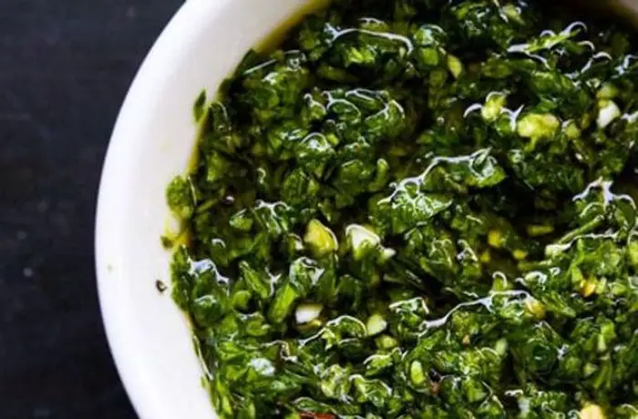 Receta de chimichurri peruano